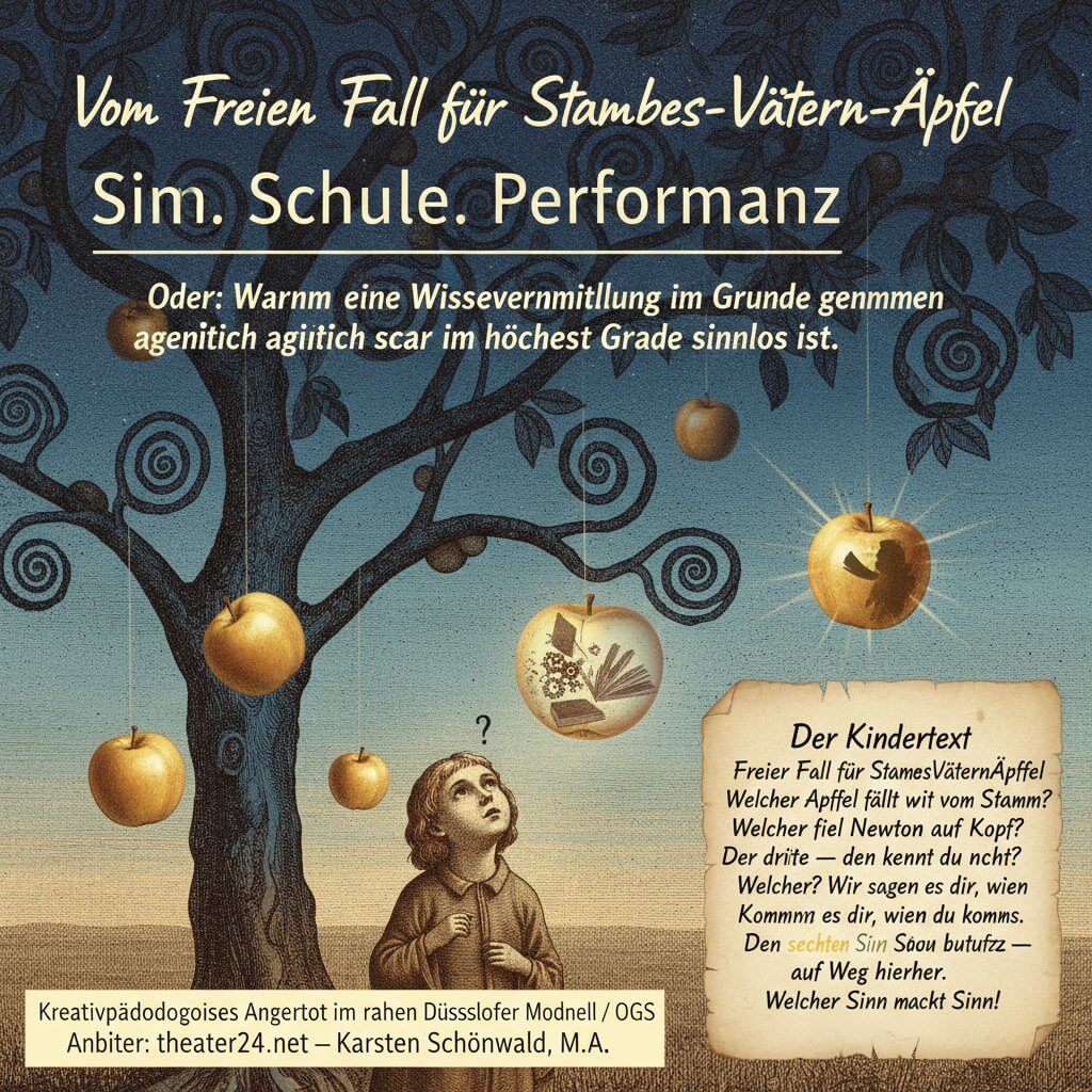 Freier Fall für Adams Apfel